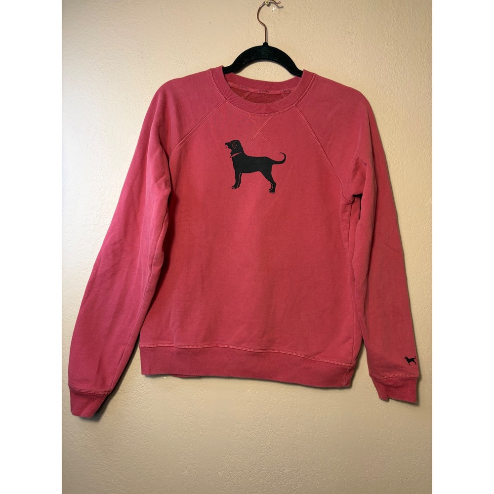 The Black Dog Legacy Collection Pink Raglan Sweatshirt Medium Logo Pullover